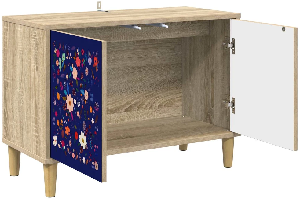 TV staliukas Televizoriaus spintelė MAINZ 69 x 33 x 50 cm Sonoma ąžuolo