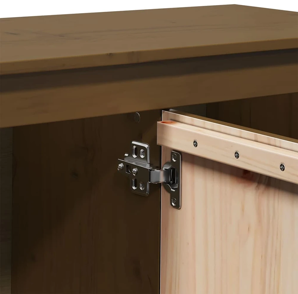 TV staliukas Televizoriaus spintelė, medaus ruda, 103x36,5x52cm, pušis