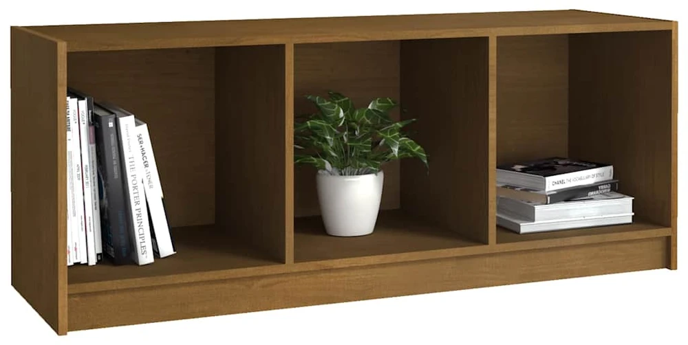Televizoriaus spintelė, medaus ruda, 104x33x41cm, pušis