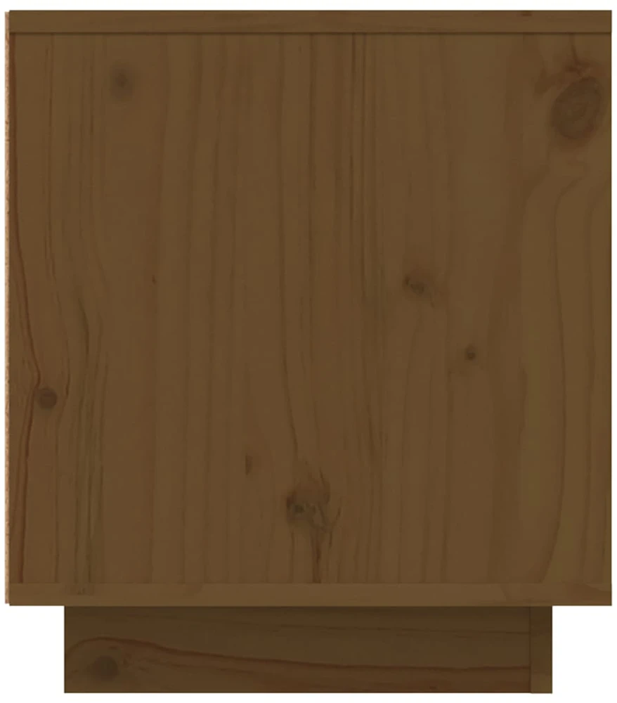TV staliukas Televizoriaus spintelė, medaus ruda, 110x35x40,5cm, pušis