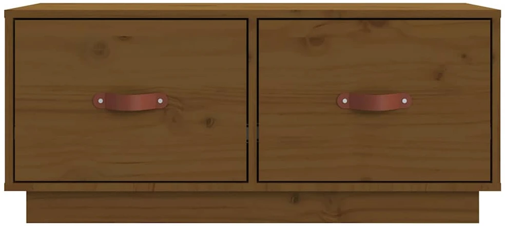 TV staliukas Televizoriaus spintelė, medaus ruda, 80x34x35cm, pušies masyvas