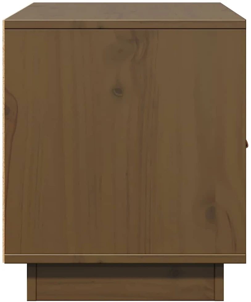 TV staliukas Televizoriaus spintelė, medaus ruda, 80x34x40cm, pušies masyvas