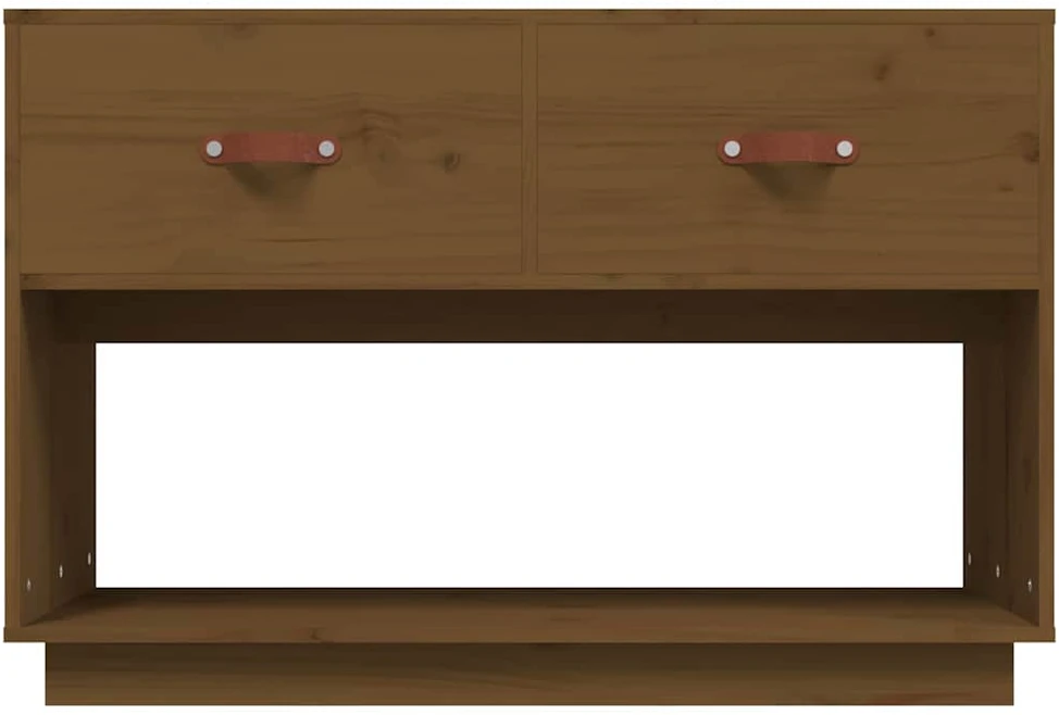 TV staliukas Televizoriaus spintelė, medaus ruda, 90x40x60cm, pušies masyvas