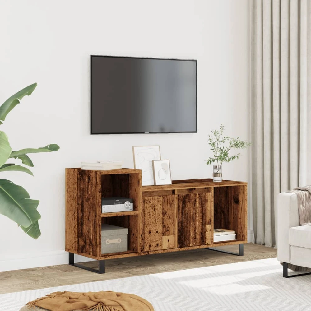 TV staliukas Televizoriaus spintelė, medienos, 100x35x55cm, apdirbta mediena