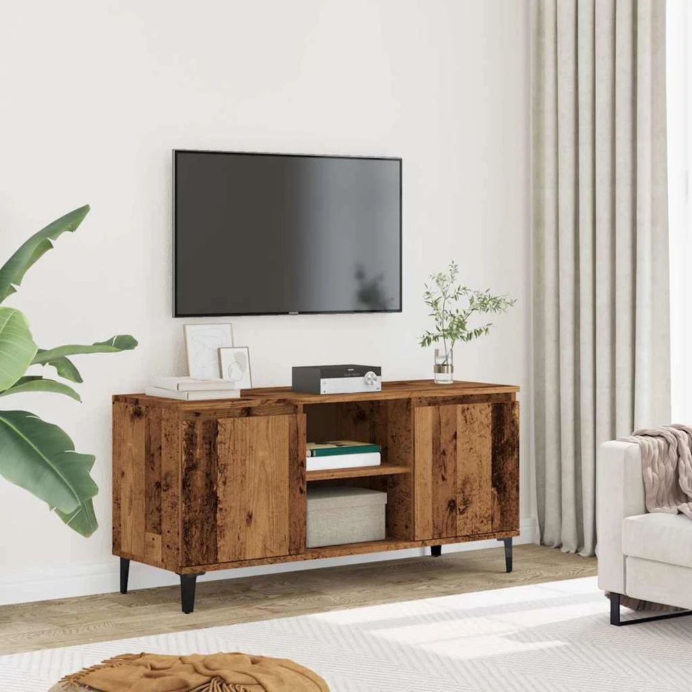 TV staliukas Televizoriaus spintelė, medienos, 102x35x50cm, apdirbta mediena
