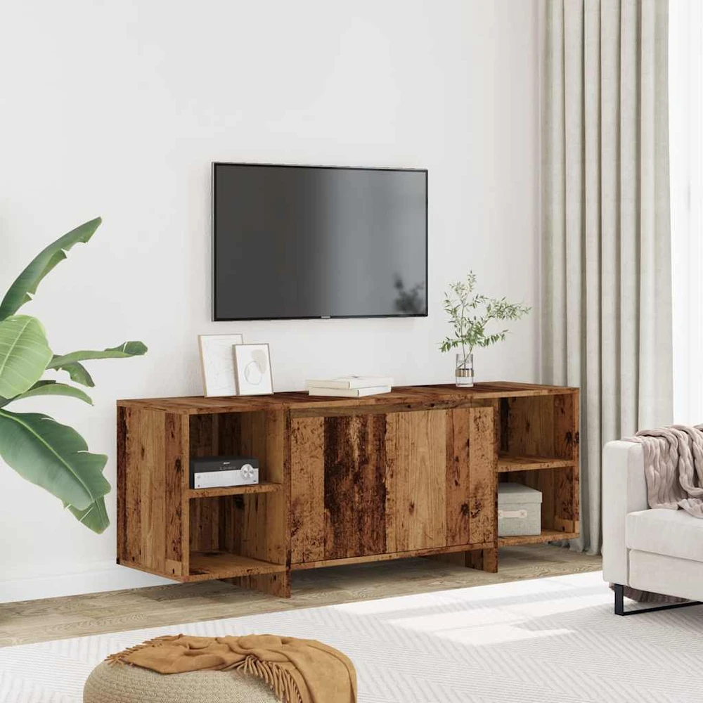 TV staliukas Televizoriaus spintelė, medienos, 130x35x50cm, apdirbta mediena