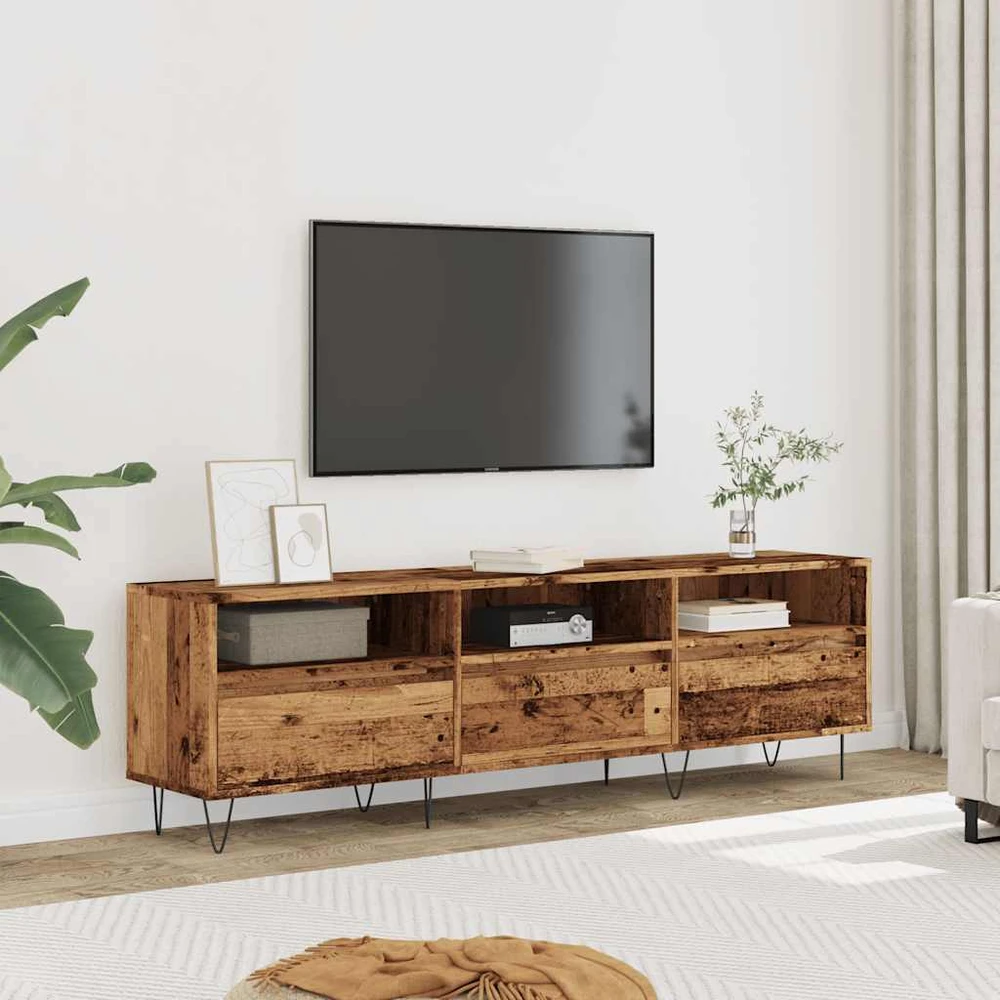 TV staliukas Televizoriaus spintelė, medienos, 150x30x44,5cm, mediena