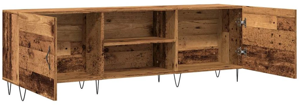 TV staliukas Televizoriaus spintelė, medienos, 150x30x50cm, apdirbta mediena