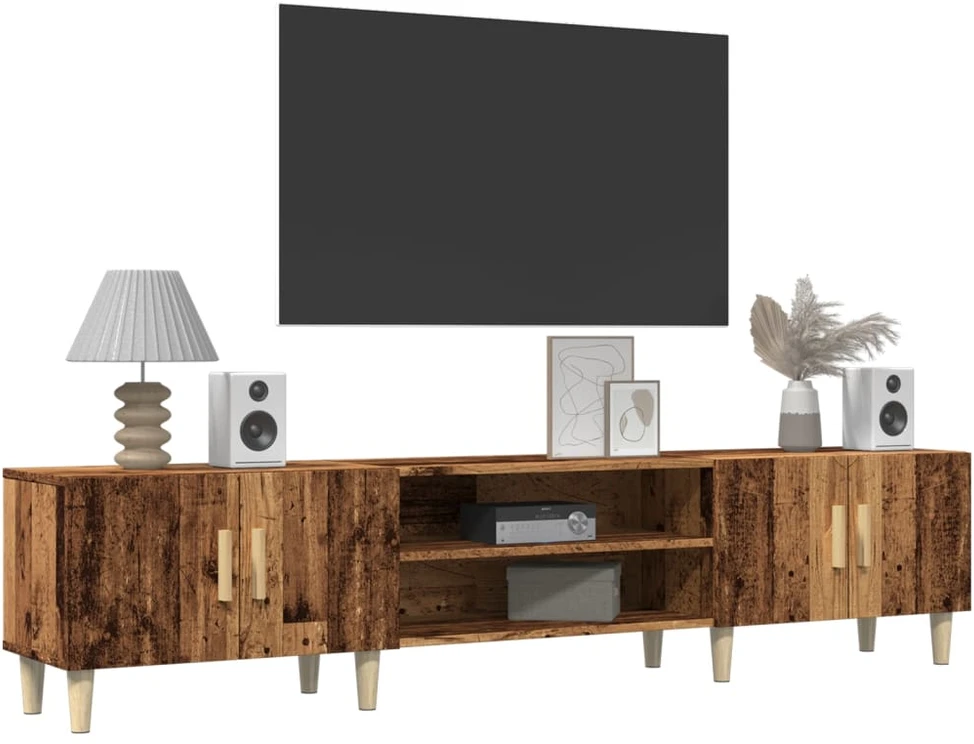 TV staliukas Televizoriaus spintelė, medienos, 180x31,5x40cm, mediena