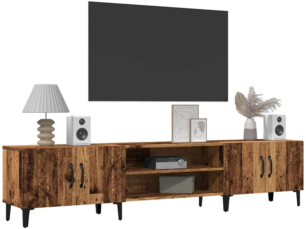 TV staliukas Televizoriaus spintelė, medienos, 180x31,5x40cm, mediena