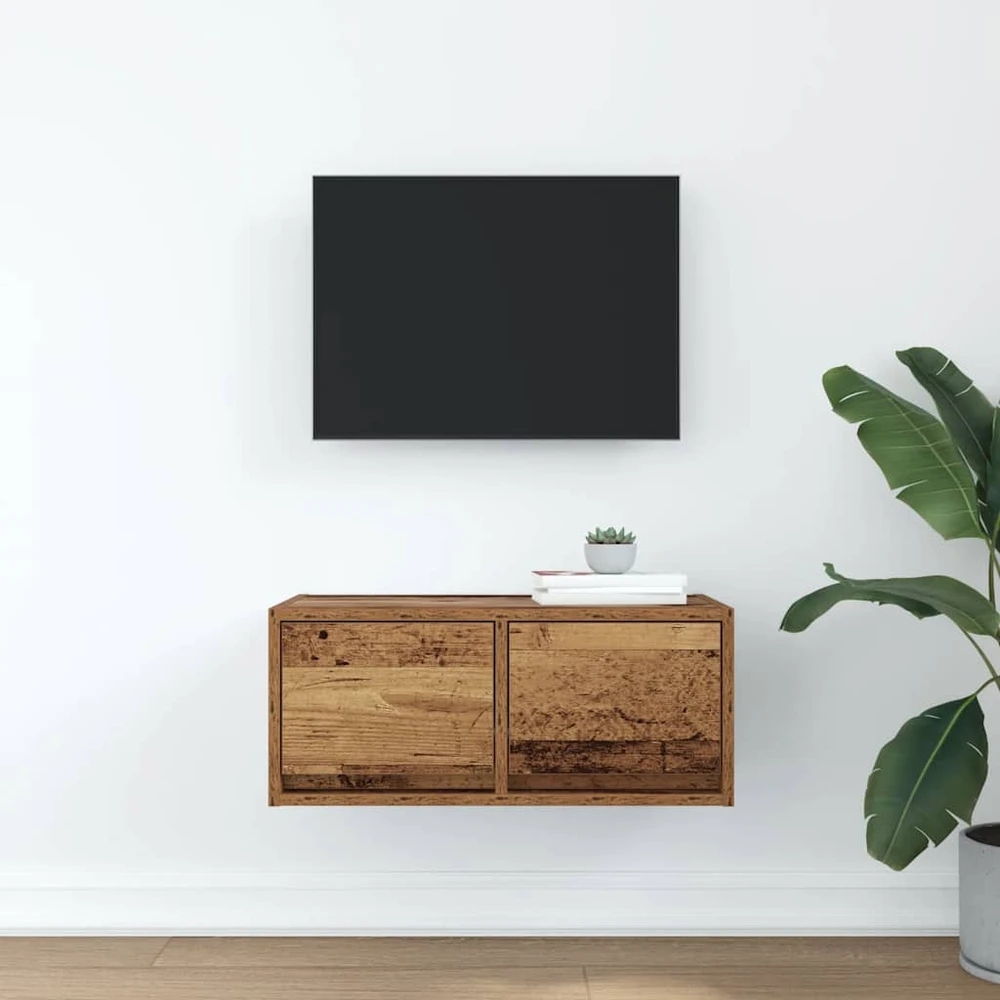 TV staliukas Televizoriaus spintelė, medienos, 60x31x25,5cm apdirbta mediena