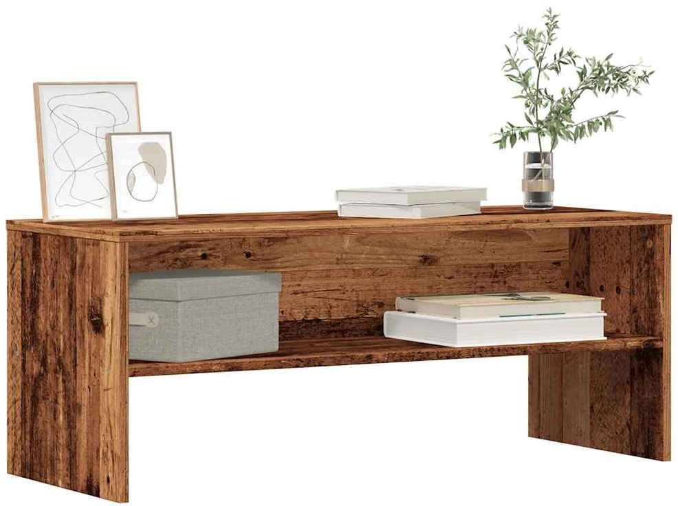 TV staliukas televizoriaus spintelė Old Wood 100x40x40 cm Engineered Wood