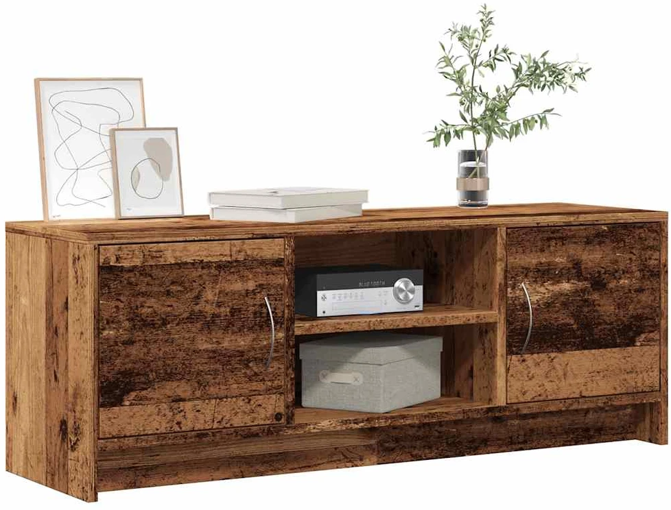 TV staliukas televizoriaus spintelė Old Wood 102x30x37,5 cm Engineered Wood
