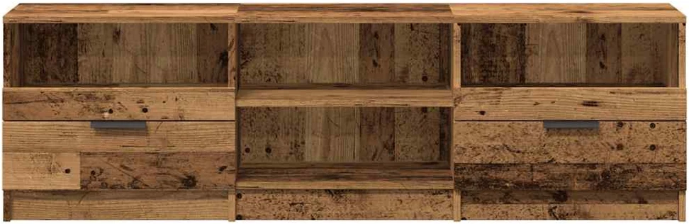 TV staliukas televizoriaus spintelė Old Wood 150x33,5x45 cm Engineered Wood