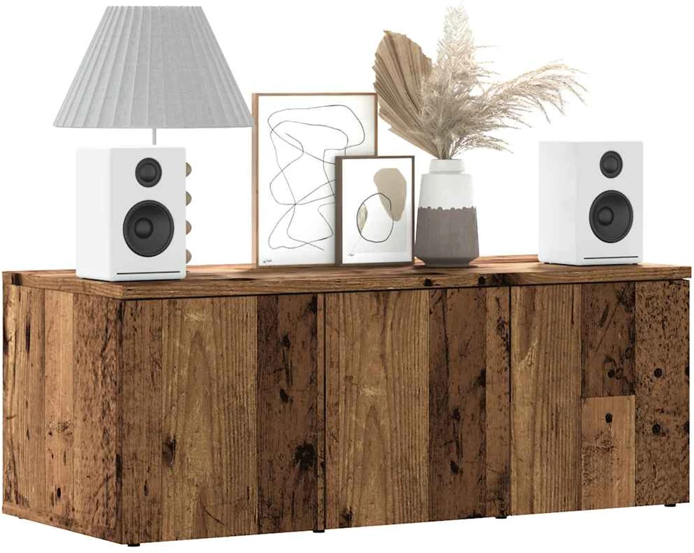 TV staliukas televizoriaus spintelė Old Wood 80x34x30 cm Engineered Wood