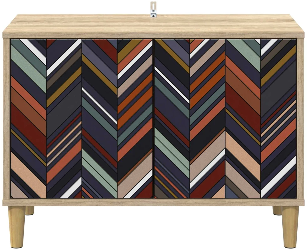TV staliukas Televizoriaus spintelė OMMEN 69 x 33 x 50 cm Sonoma ąžuolo