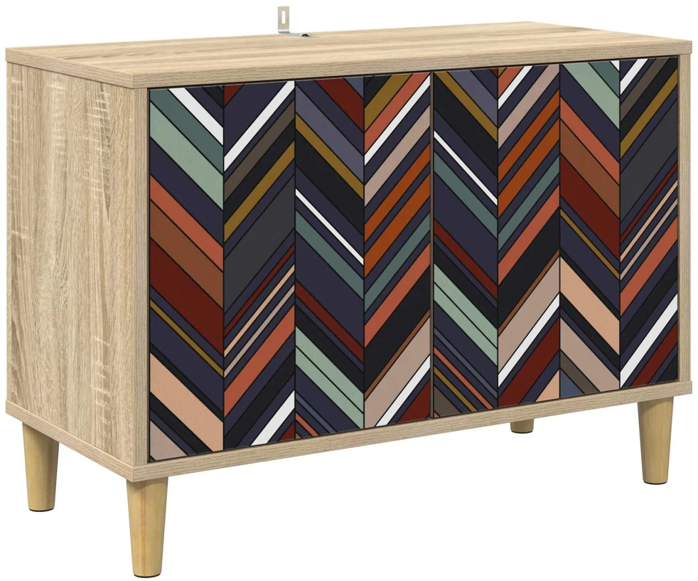 TV staliukas Televizoriaus spintelė OMMEN 69 x 33 x 50 cm Sonoma ąžuolo