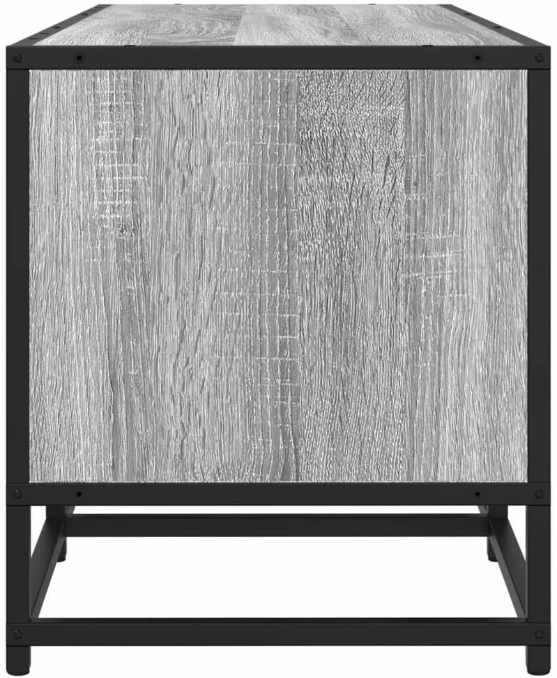TV staliukas Televizoriaus spintelė, pilka, 100x35x41cm, mediena ir metalas