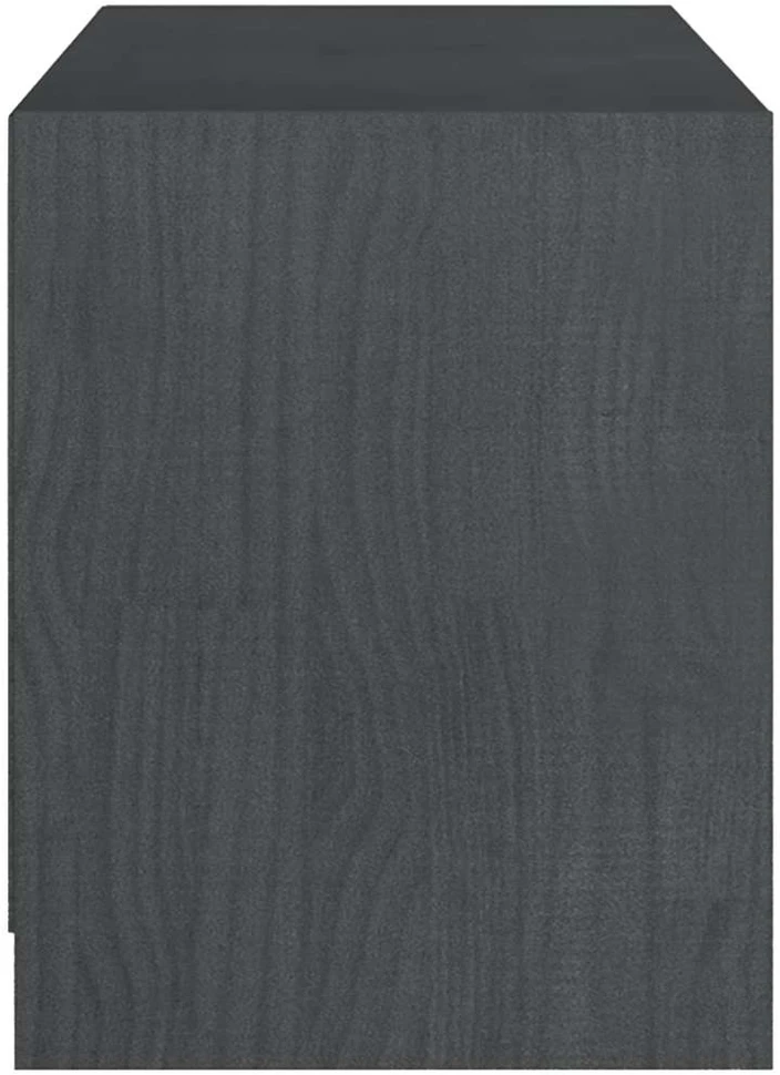Televizoriaus spintelė, pilka, 104x33x41cm, pušies masyvas