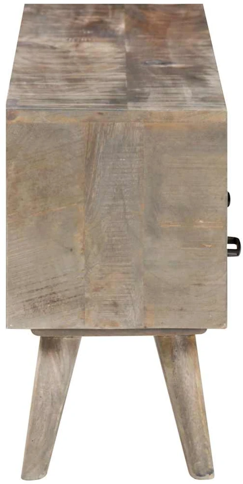 TV staliukas Televizoriaus spintelė, pilka, 130x35x51cm, mango masyvas