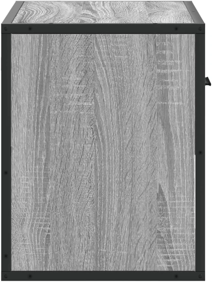 TV staliukas Televizoriaus spintelė, pilka, 60x31x39,5cm, mediena ir metalas