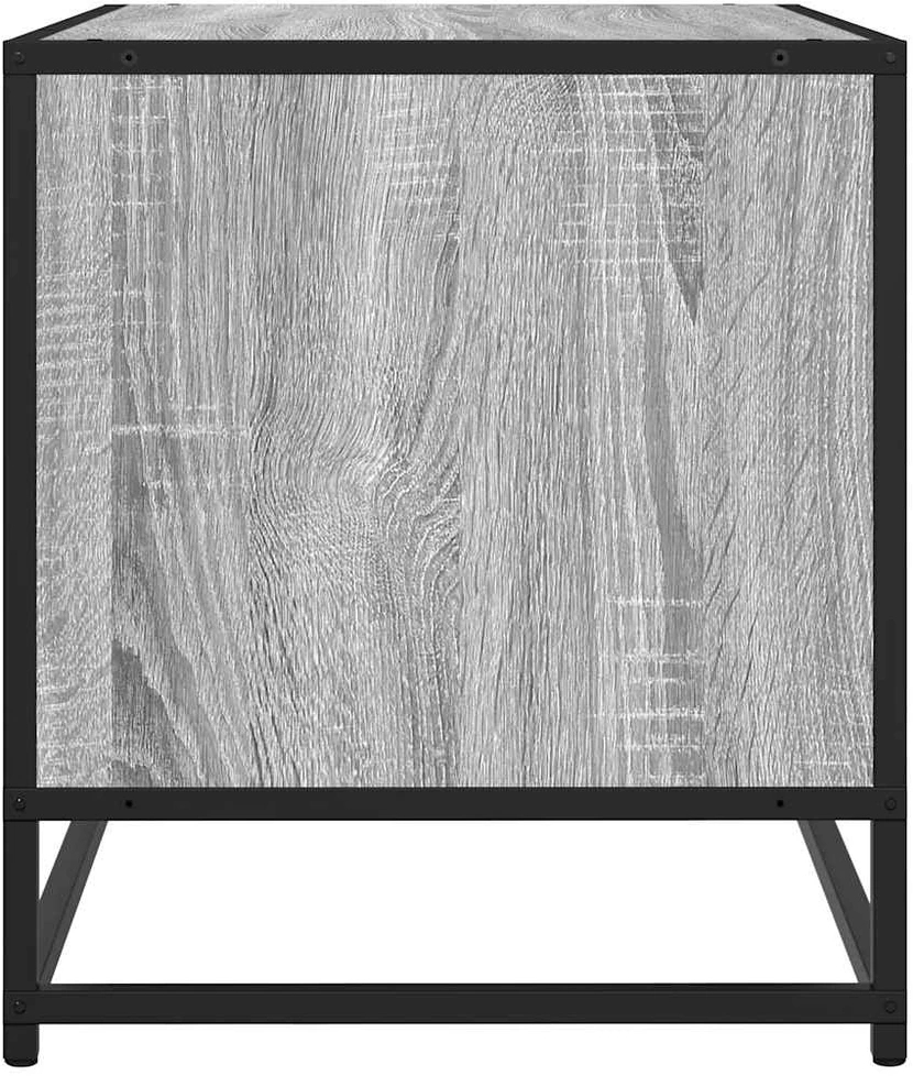 TV staliukas Televizoriaus spintelė, pilka, 61x40x46cm, mediena ir metalas