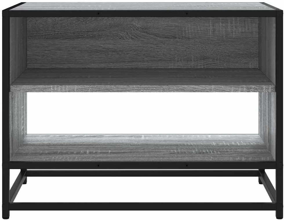 TV staliukas Televizoriaus spintelė, pilka, 61x40x46cm, mediena ir metalas