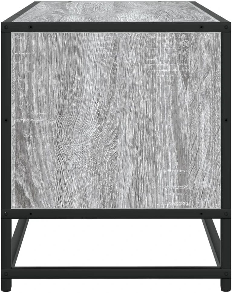 TV staliukas Televizoriaus spintelė, pilka, 80x34,5x40cm, mediena ir metalas