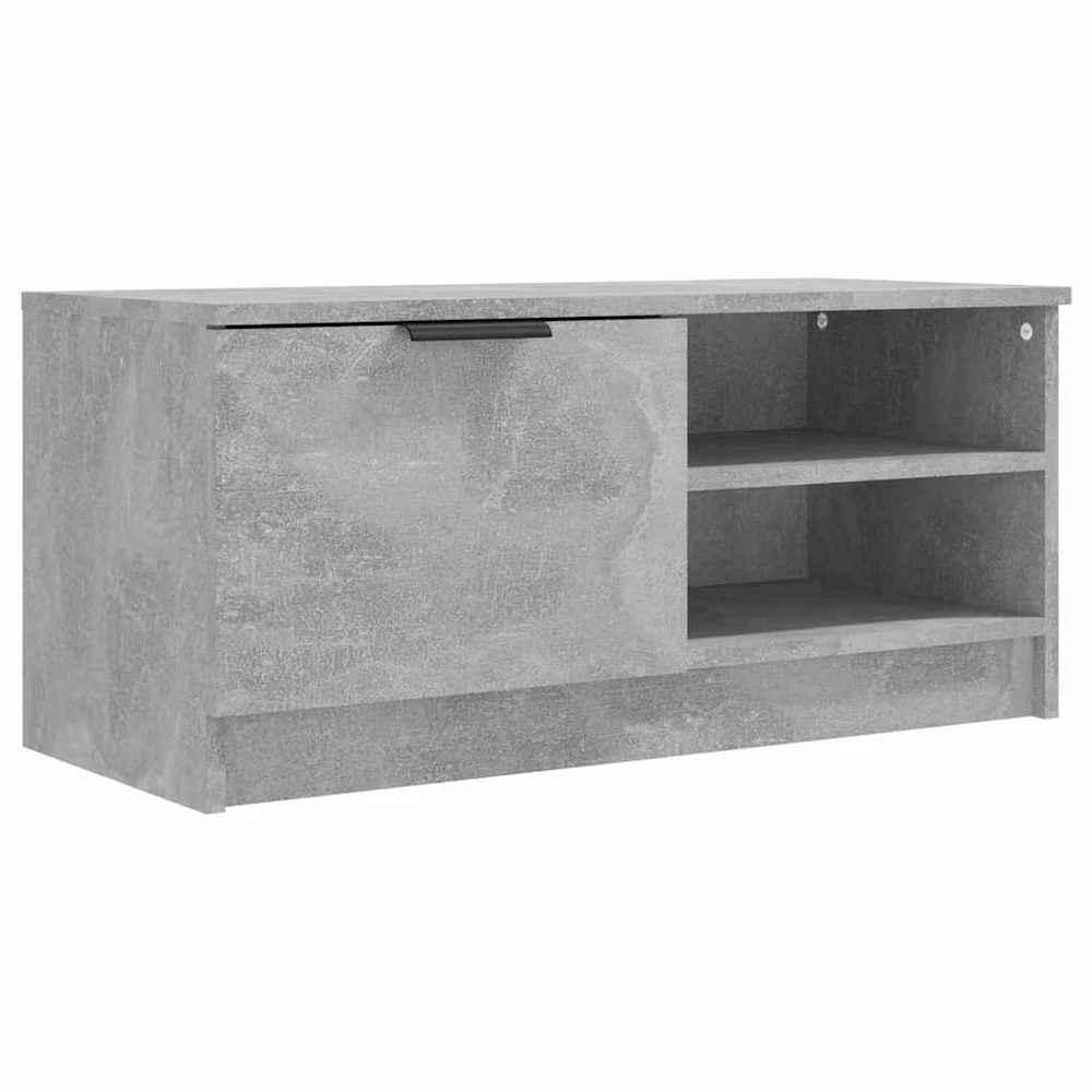 TV staliukas Televizoriaus spintelė, pilka, 80x35x36,5cm, apdirbta mediena