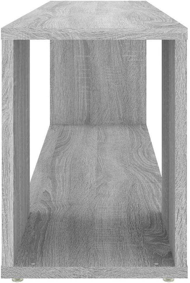 TV staliukas Televizoriaus spintelė, pilka ąžuolo, 100x24x32cm, mediena