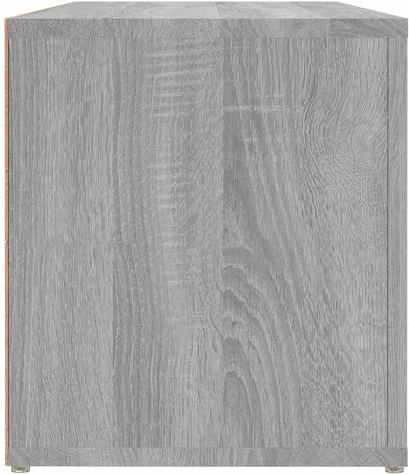 TV staliukas Televizoriaus spintelė, pilka ąžuolo, 100x31,5x35cm, mediena
