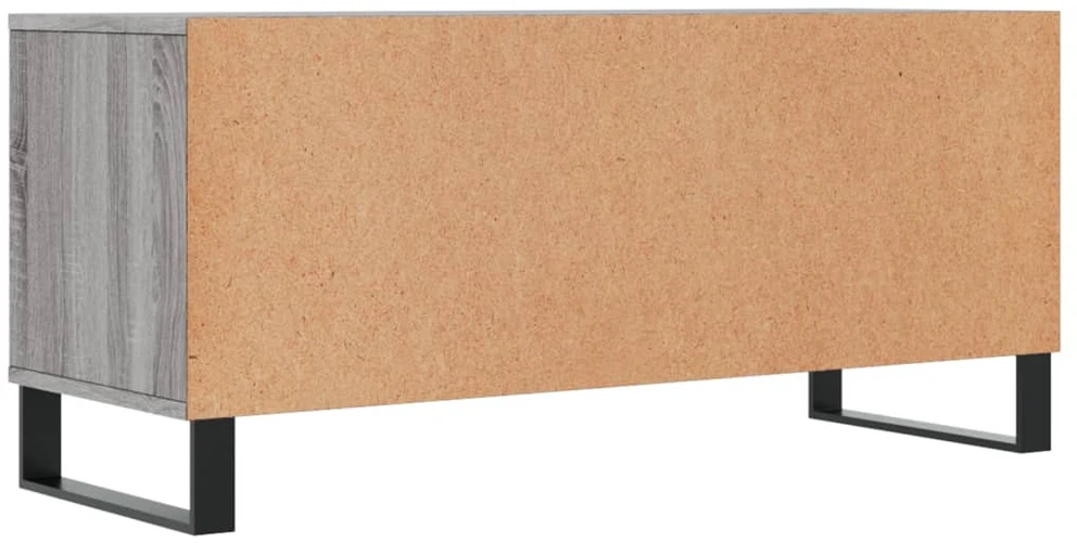 TV staliukas Televizoriaus spintelė, pilka ąžuolo, 100x34,5x44,5cm, mediena