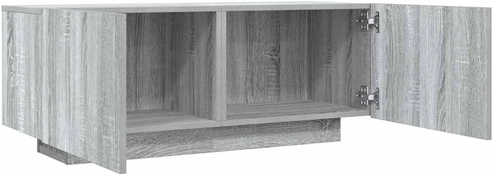 TV staliukas Televizoriaus spintelė, pilka ąžuolo, 100x35x40cm, mediena