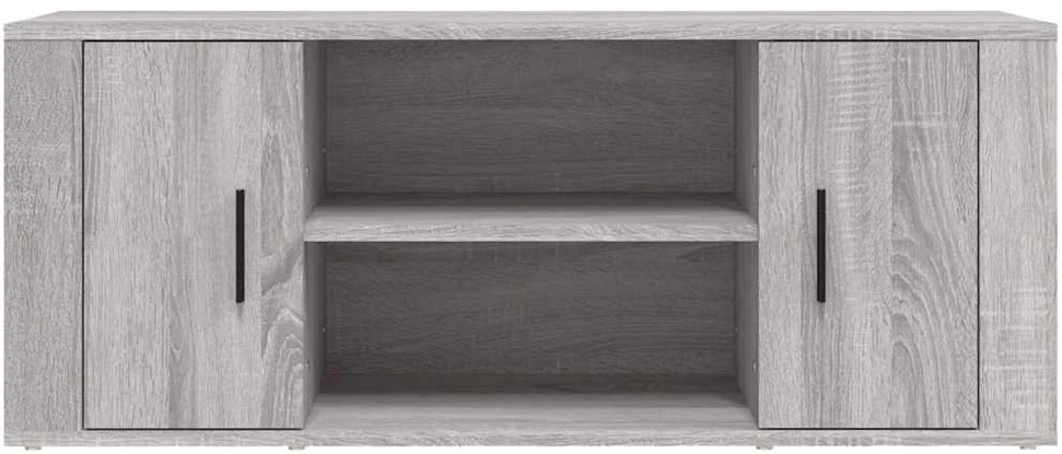 TV staliukas Televizoriaus spintelė, pilka ąžuolo, 100x35x40cm, mediena