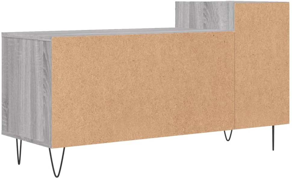 TV staliukas Televizoriaus spintelė, pilka ąžuolo, 100x35x55cm, mediena