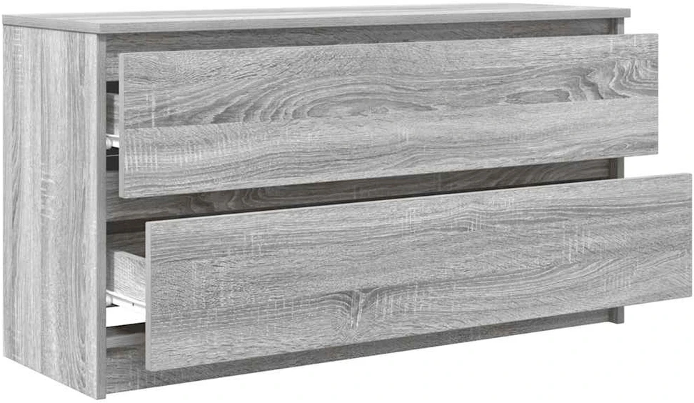 TV staliukas Televizoriaus spintelė, pilka ąžuolo, 100x35x55cm, mediena