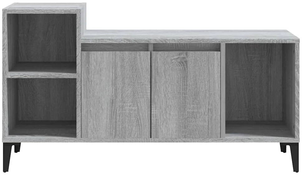 TV staliukas Televizoriaus spintelė, pilka ąžuolo, 100x35x55cm, mediena