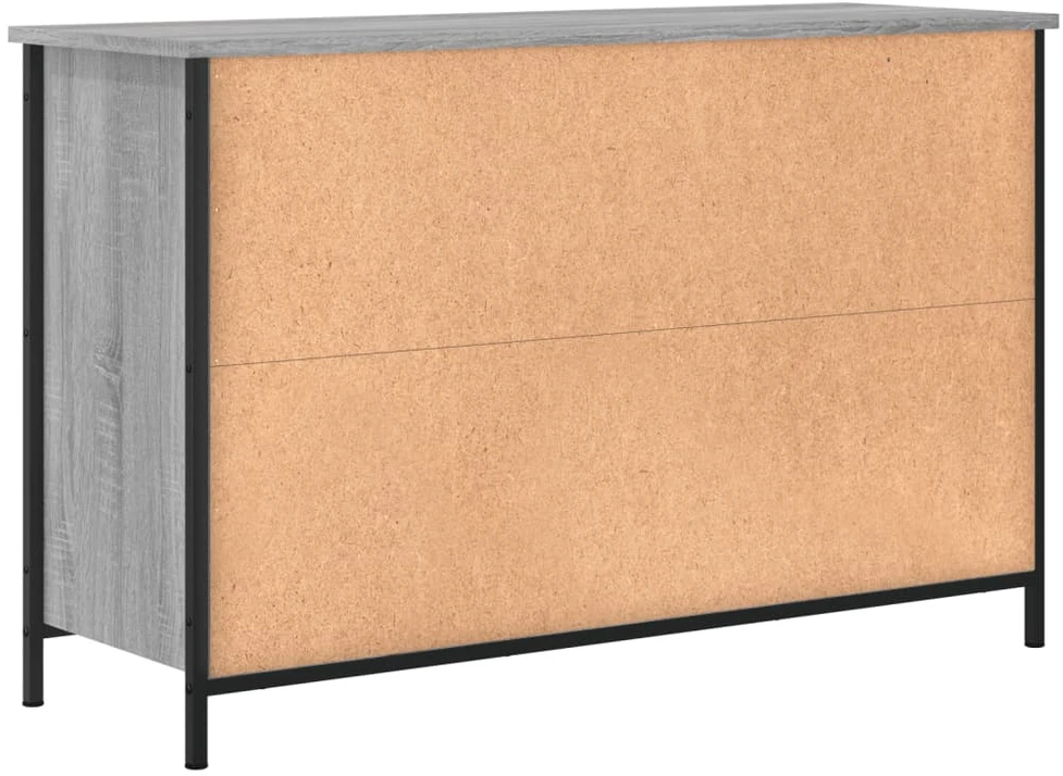 TV staliukas Televizoriaus spintelė, pilka ąžuolo, 100x35x65cm, mediena