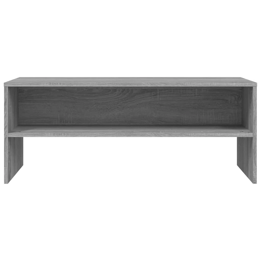 TV staliukas Televizoriaus spintelė, pilka ąžuolo, 100x40x40cm, mediena