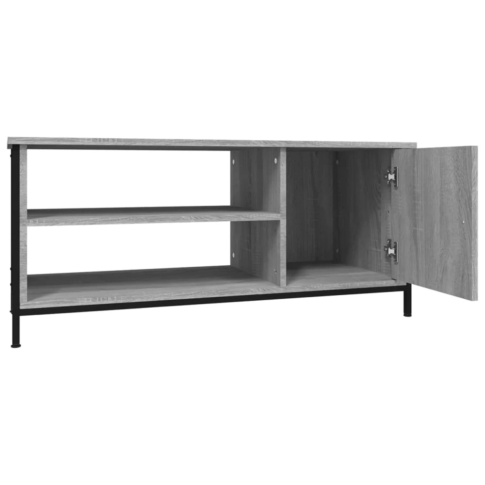 TV staliukas Televizoriaus spintelė, pilka ąžuolo, 100x40x45cm, mediena