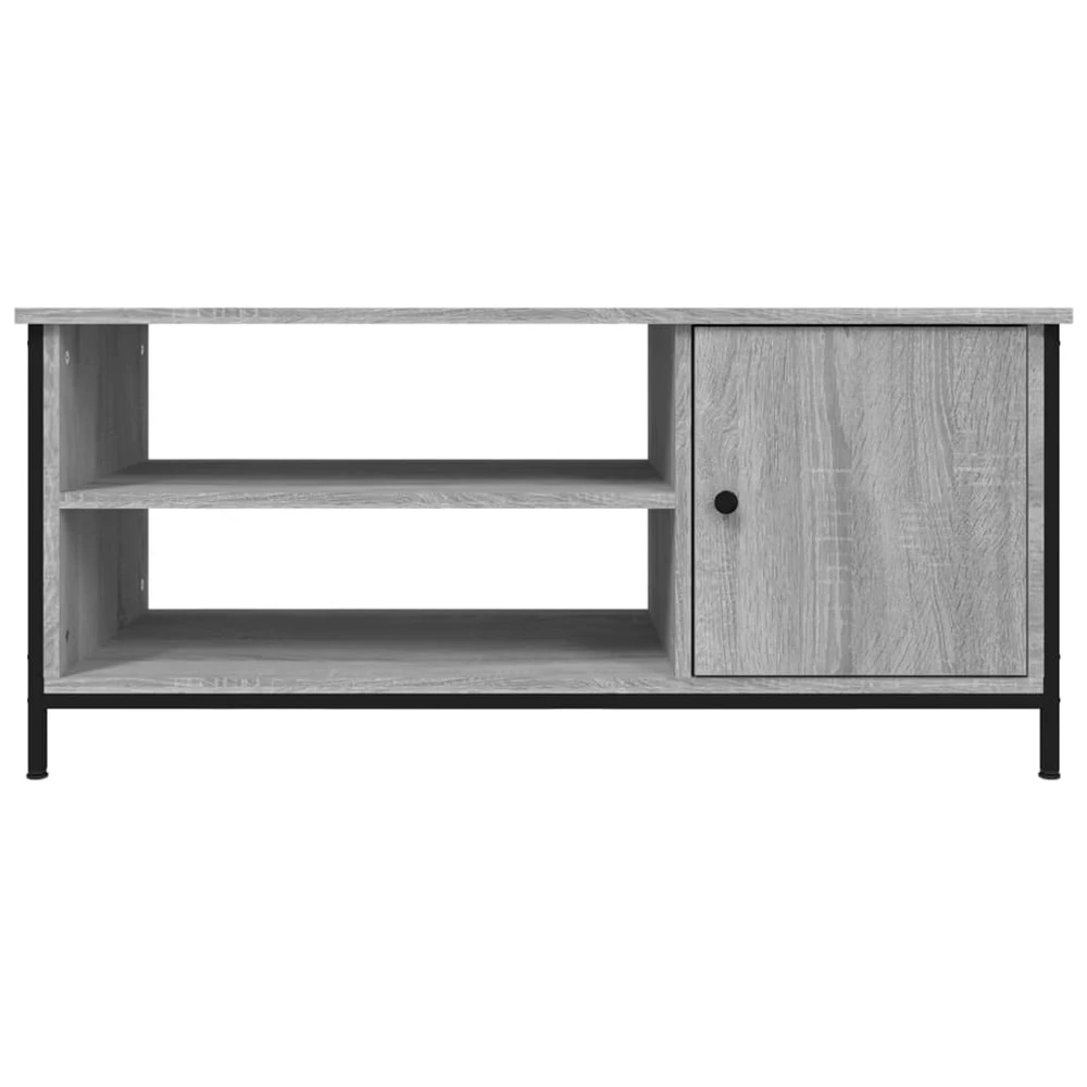 TV staliukas Televizoriaus spintelė, pilka ąžuolo, 100x40x45cm, mediena