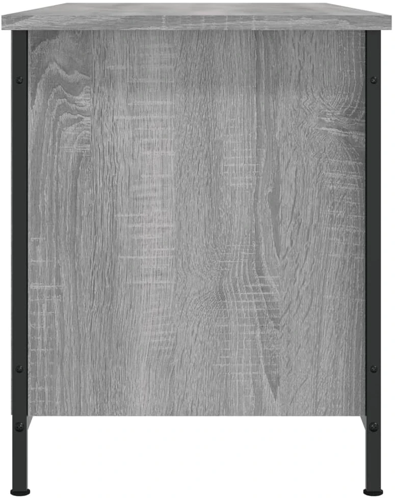 TV staliukas Televizoriaus spintelė, pilka ąžuolo, 100x40x50cm, mediena