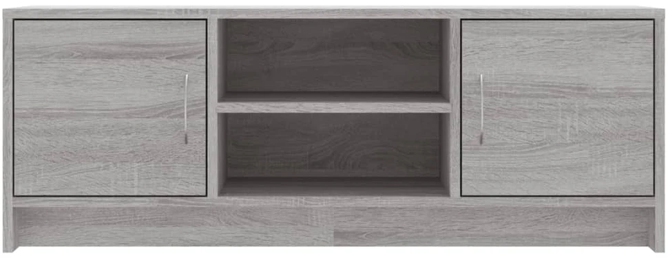 TV staliukas Televizoriaus spintelė, pilka ąžuolo, 102x30x37,5cm, mediena