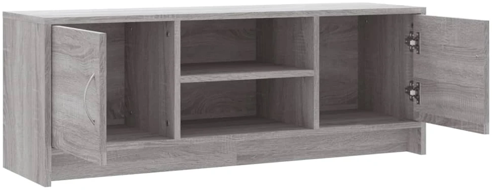 TV staliukas Televizoriaus spintelė, pilka ąžuolo, 102x30x37,5cm, mediena