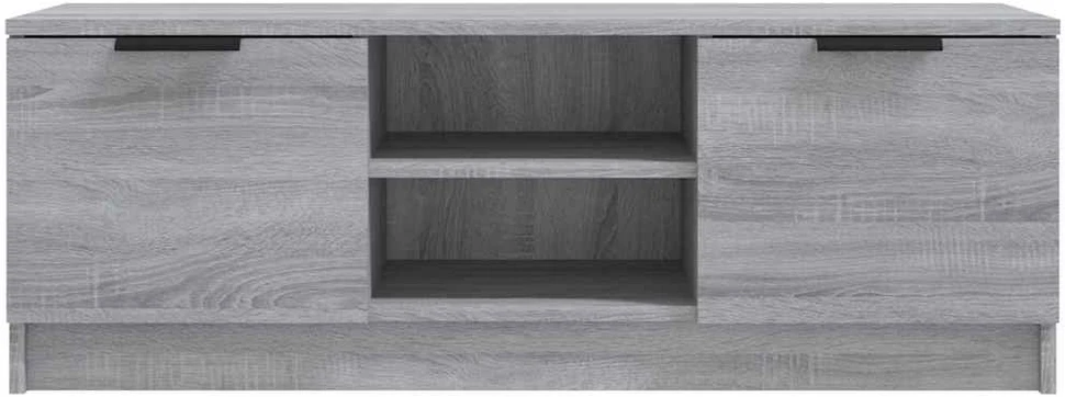 TV staliukas Televizoriaus spintelė, pilka ąžuolo, 102x35x36,5cm, mediena