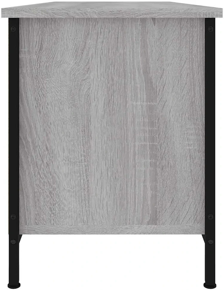 TV staliukas Televizoriaus spintelė, pilka ąžuolo, 102x35x45cm, mediena