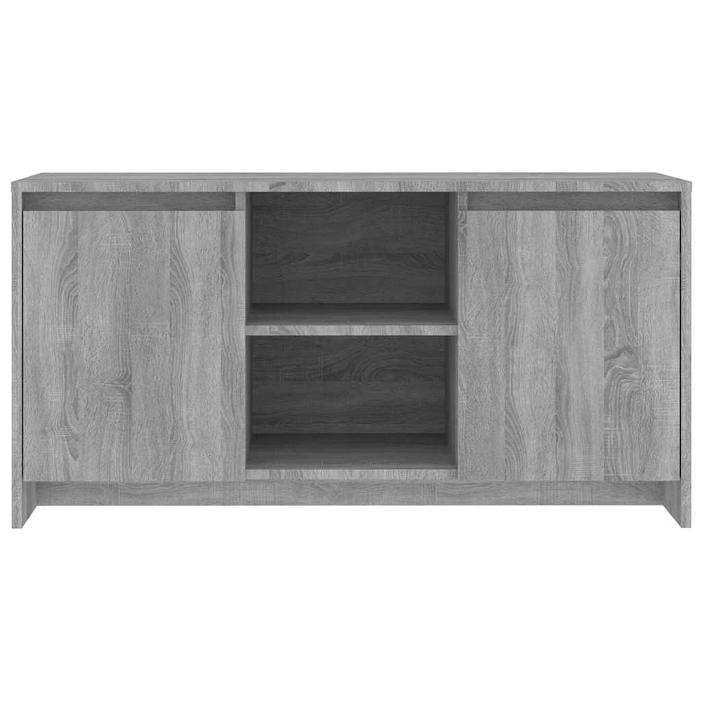 TV staliukas Televizoriaus spintelė, pilka ąžuolo, 102x37,5x52,5cm, mediena
