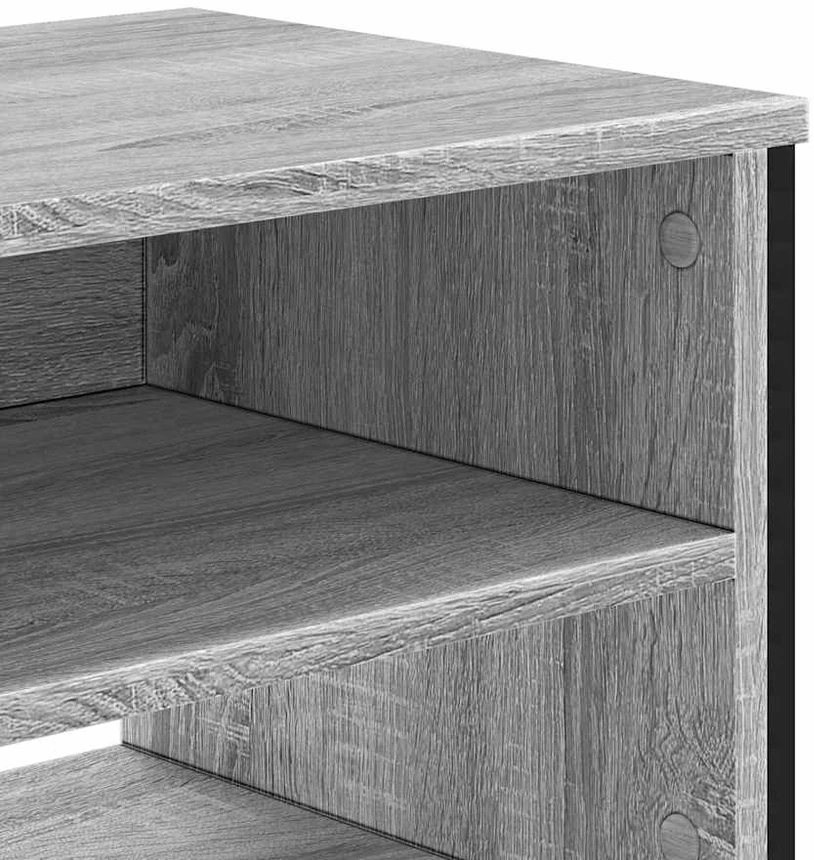 TV staliukas Televizoriaus spintelė, pilka ąžuolo, 122x34x41cm, mediena