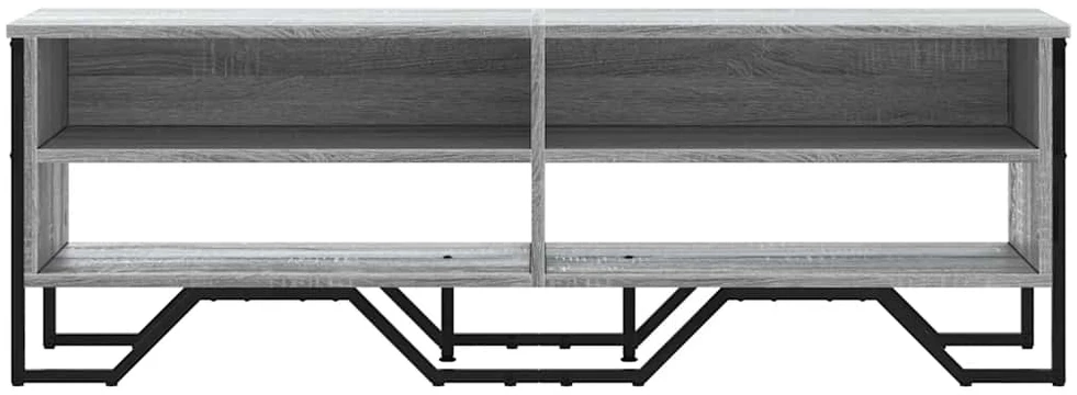 TV staliukas Televizoriaus spintelė, pilka ąžuolo, 122x34x41cm, mediena