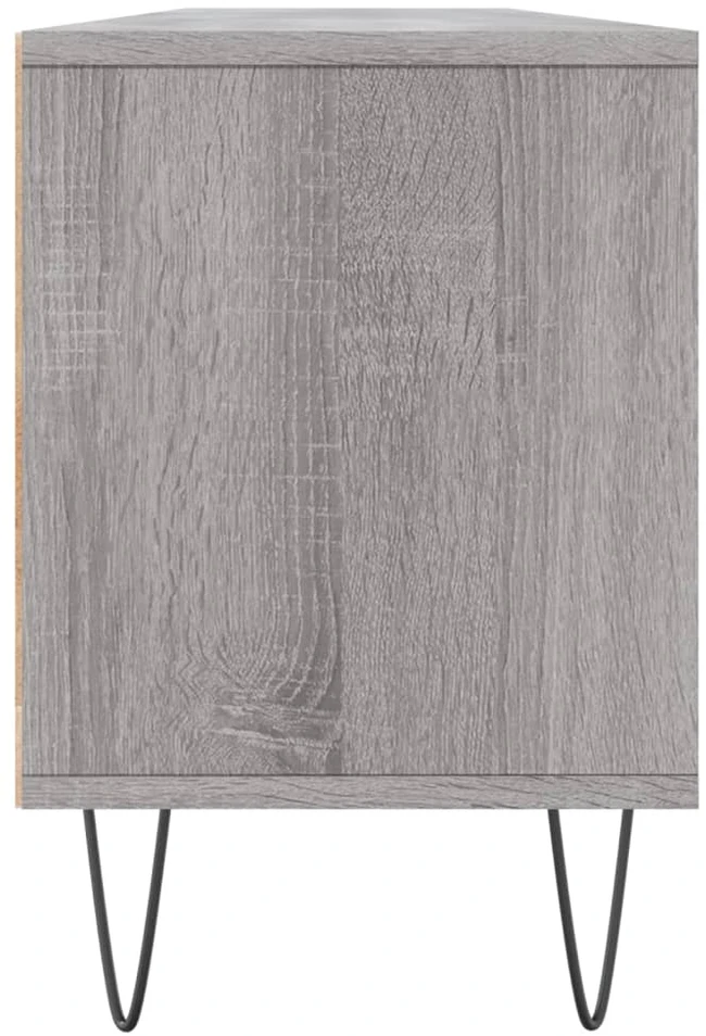 TV staliukas Televizoriaus spintelė, pilka ąžuolo, 150x30x44,5cm, mediena